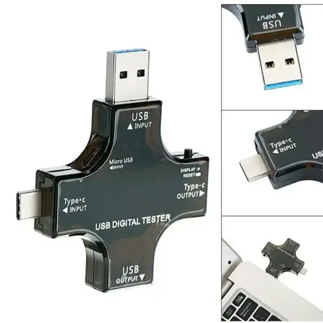 Bluetooth USB тестер з вимірюванням напруги та ємності Київ - фото 6