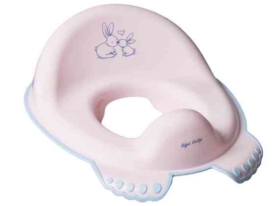 Накладка дитяча на сидіння унітазу Bunny powder pink Київ