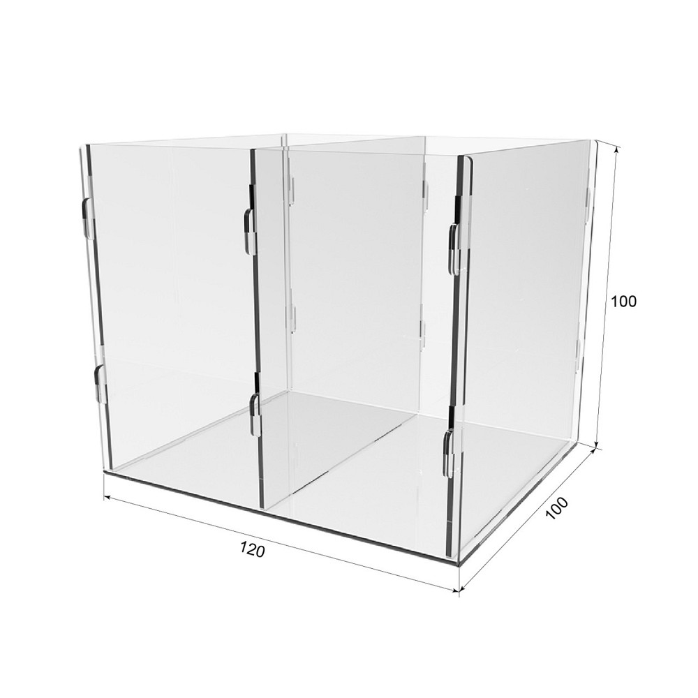 Коробка акрилова EKOSTAR 100х120х100 2 комірки збірна Київ - фото 2