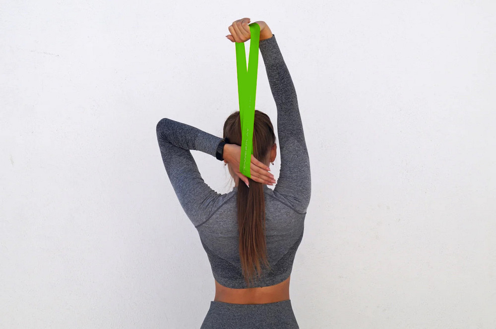 Резинка для фітнесу PowerPlay 4114 Mini Power Band 0.8мм. Light Зелена (5.5 кг) Каменское - изображение 10