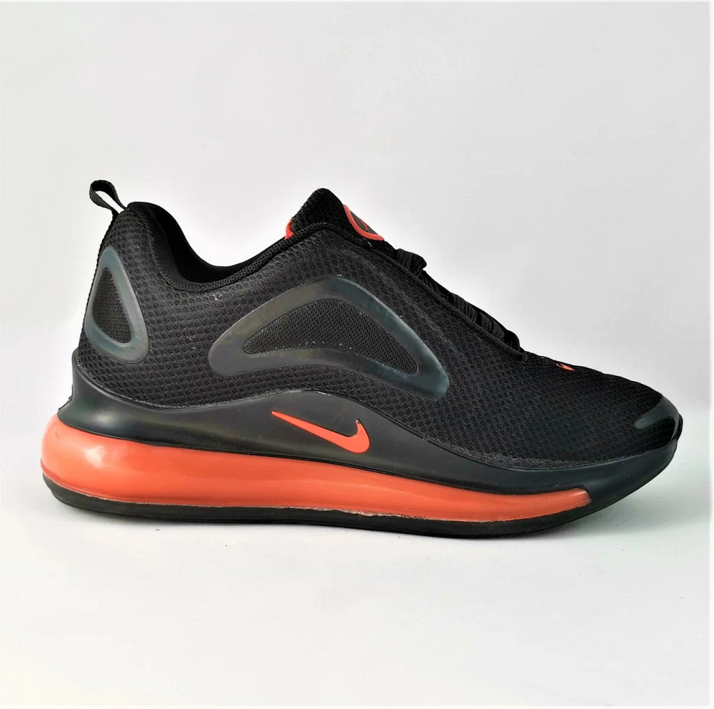 Кроссовки Nike 720 Чёрные и Оранжевые Мужские Найк с Амортизацией (размеры: 43,44,46) Видео Обзор Днепр - изображение 6