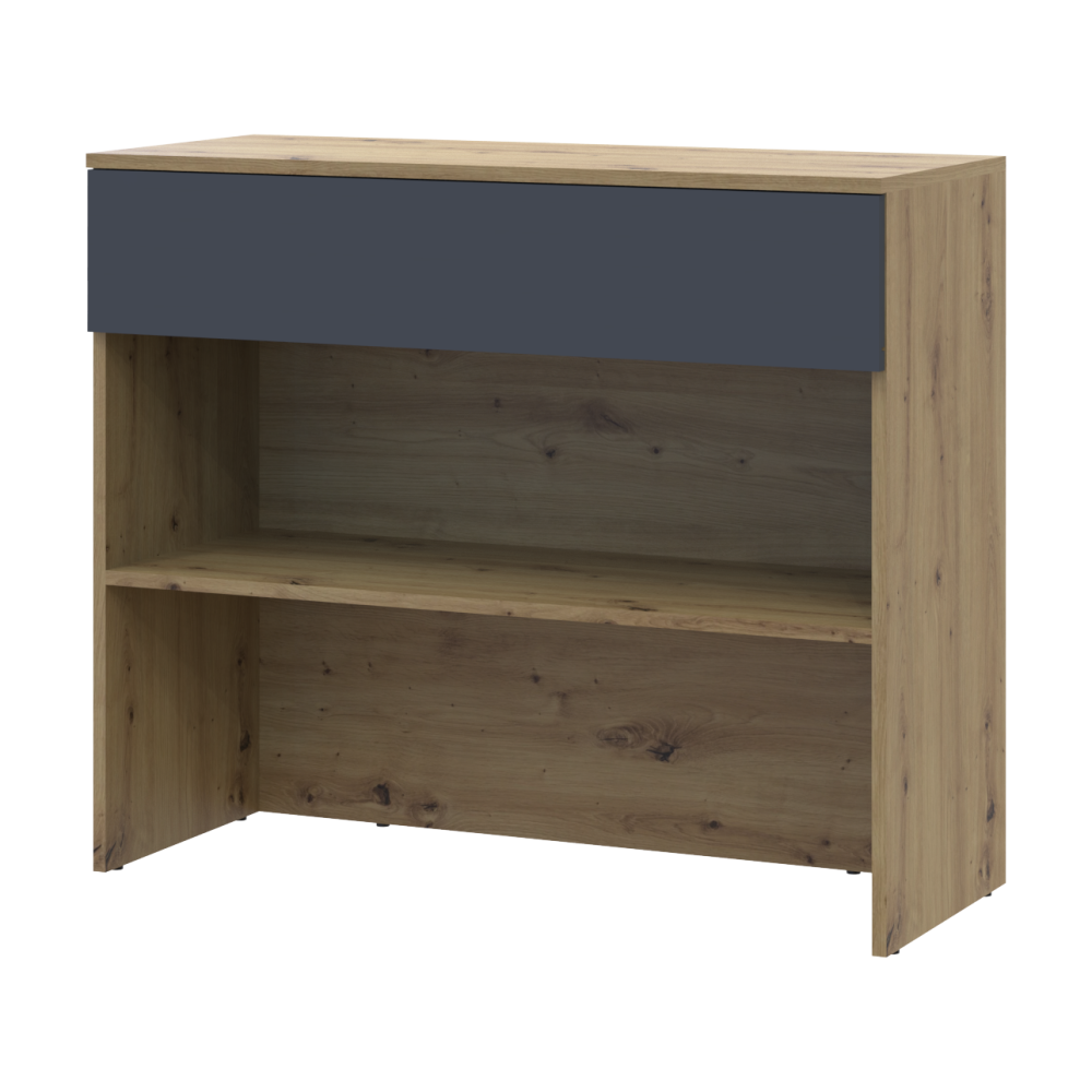 Тумба для обуви Doros Сплит 94х39х80 см Дуб артизан/Графит (DRS-011461) Львов - изображение 1