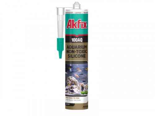 Силикон аквариумный 100AQ 280мл / 340гр прозрачный Akfix Ровно