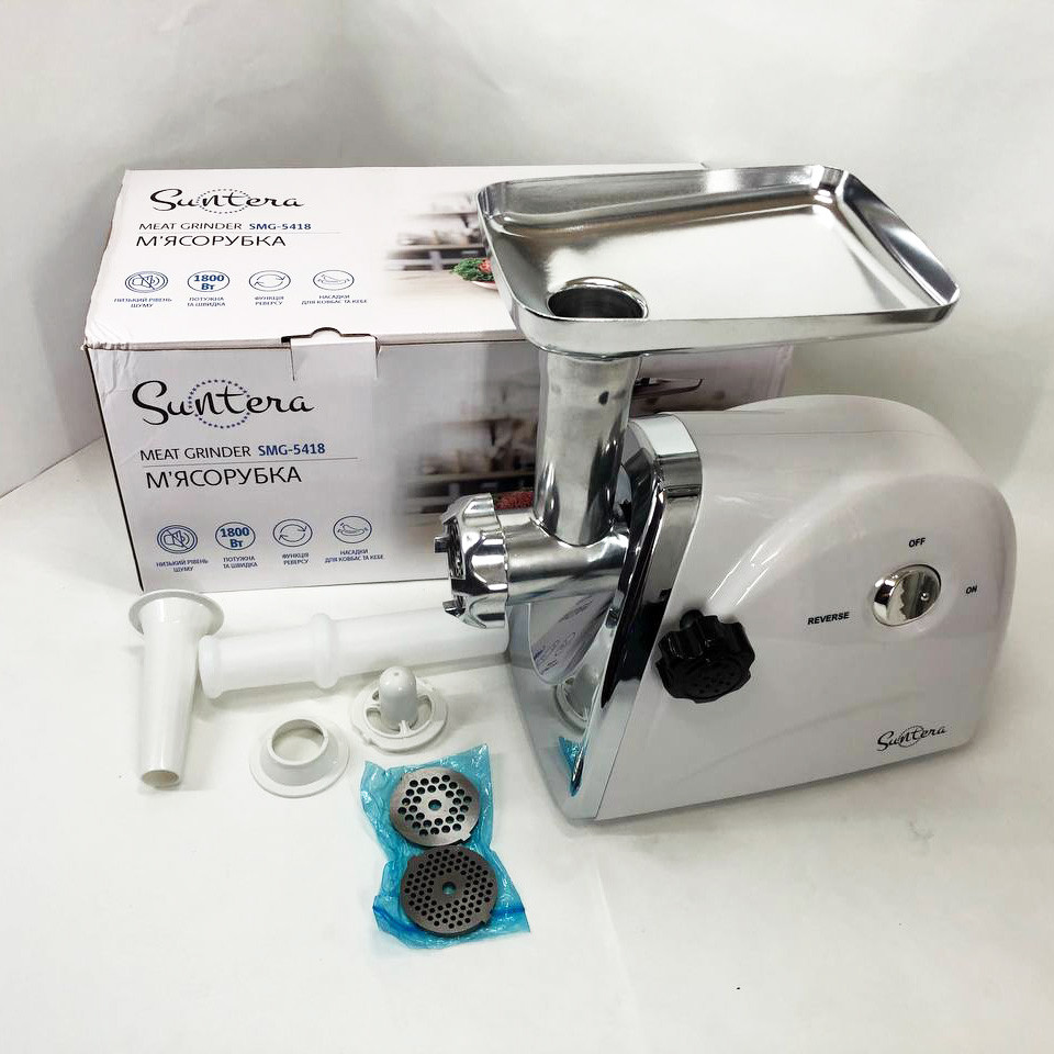 М'ясорубки надійні Suntera SMG-5418W, М'ясорубки з соковижималкою і шинковкою Міні ' KM-30 Івано-Франківськ - фото 4