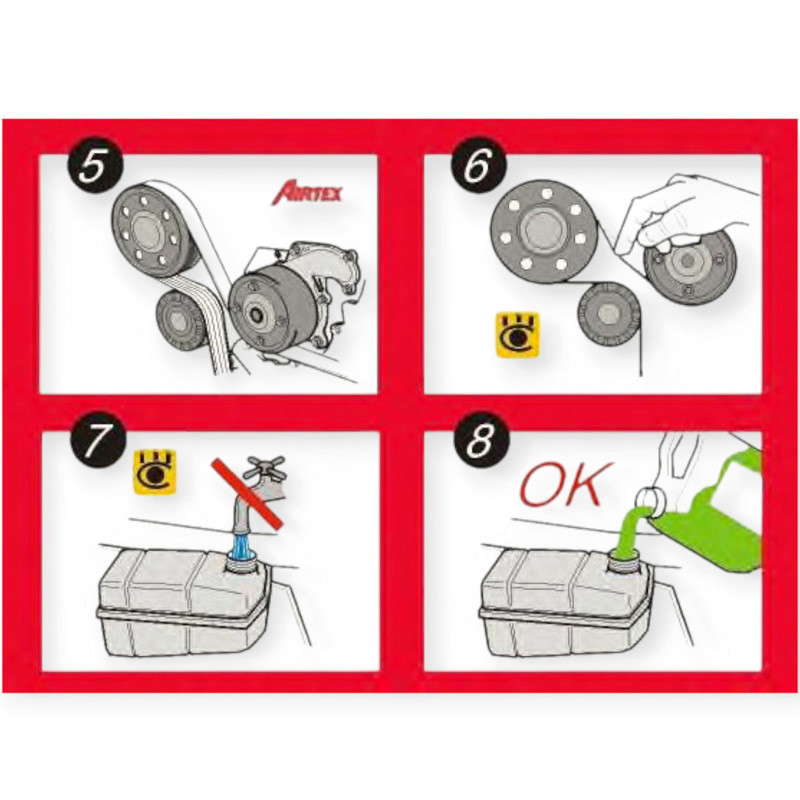 Помпа Гольф II-III, T4, Кадді II, Пасат B3-B4 1.3-2.0i, 1.6-1.9D Фольцваген Мукачево - фото 2