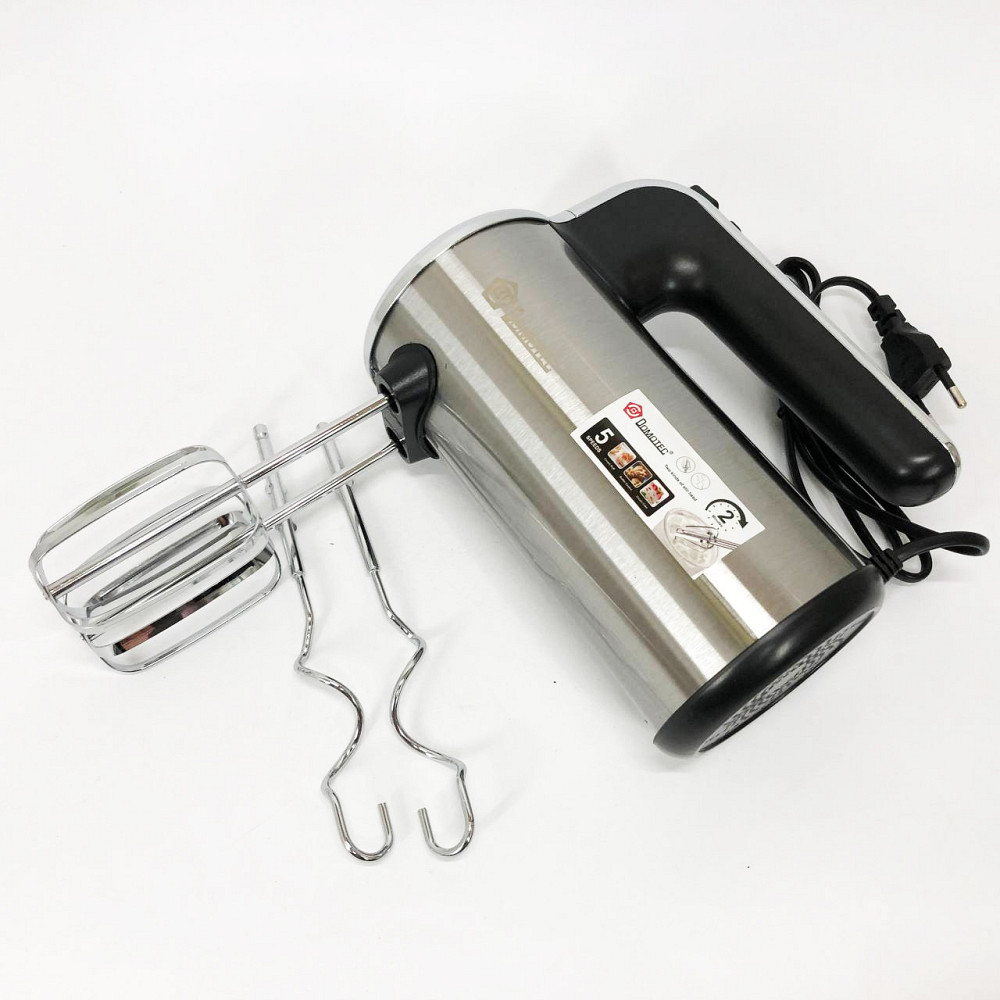 Ручний міксер з різними режимами швидкості, Міксер кухонний професійний для замішування сумішей QF-16 Львів - фото 6