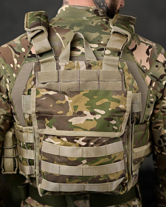 Плитоноска 4 быстрых сброса  Cordura мультикам ВТ7929 Одесса - изображение 10