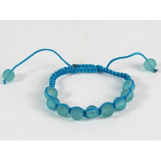 Браслет феничка с бусами синего цвета Киев - изображение 1