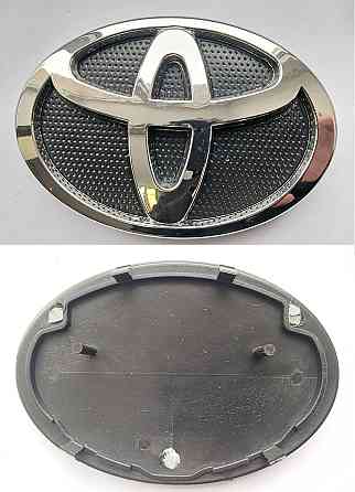 Емблема на капот/багажник Toyota 14х9,5см хром, пластик Киев