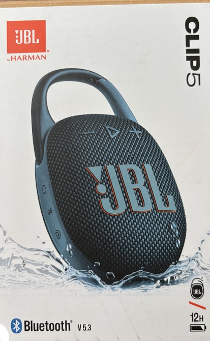 Портативна колонка JBL Clip 5, Bluetooth. Харьков - изображение 4