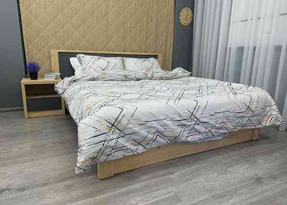 Комплект постельного белья Поплин, Decorator Cotton Lux Collection Merx Двуспальный 180х215 с разноцветным принтом (88-131) Киев