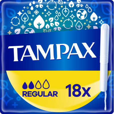 Тампони Tampax Regular з аплікатором 18 шт. (8006540858509) Вінниця - фото 1