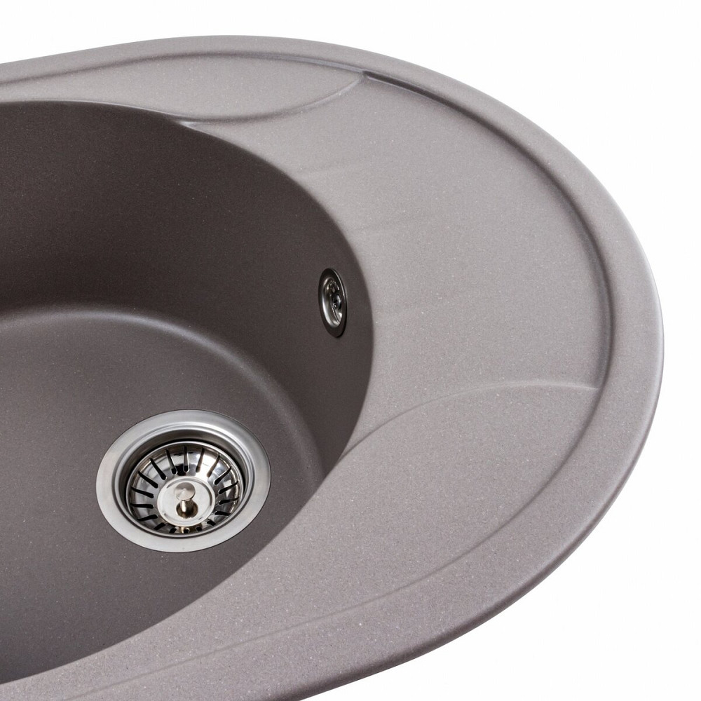 VALESO Гранітна мийка для кухні VALESO 5847 ONYX матова Дюна Київ - фото 3