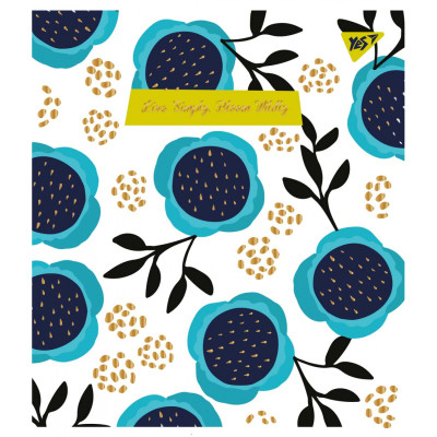 Зошит Yes А5 Wild Bloom 18 аркушів клітинка (765198) Вінниця - фото 2