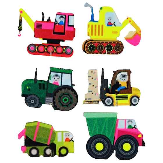 Набір фетрових фігурок на підставці "Машинки" 180151 Вінниця