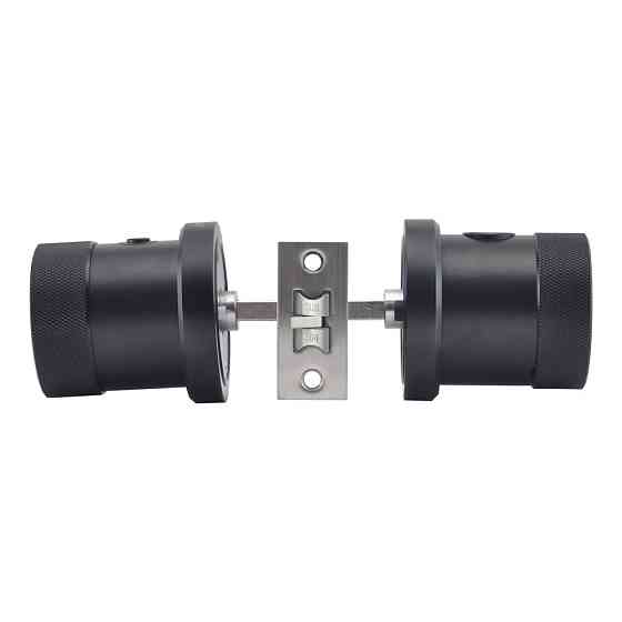 Замок біометричний автономний Trinix TRL-5106BTF Black з Bluetooth, зчитувачем відбитків пальців і карт Mifare (65-00021) Киев