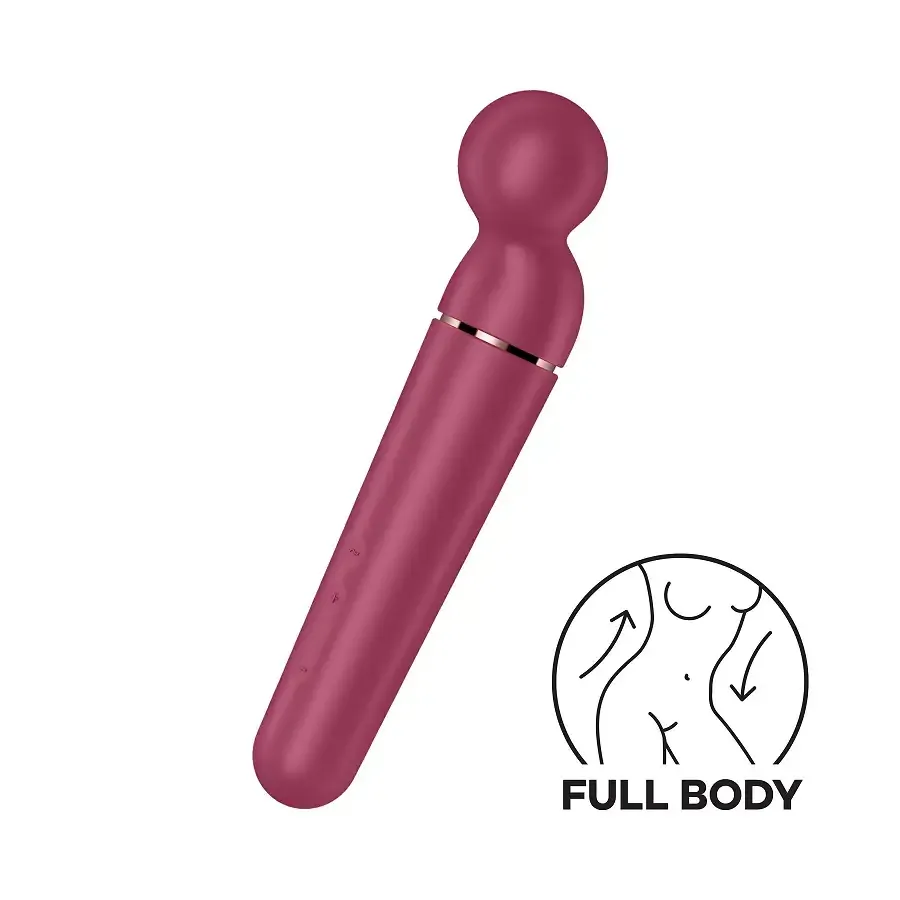 Вібромасажер Satisfyer Planet Wand-er Berry/Rosegold Львів - фото 1