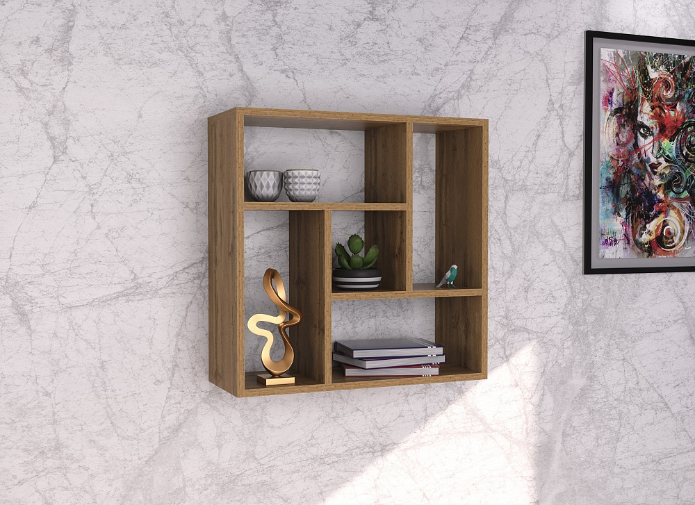 Полка навесная П-3, Дуб Аппалачи, 610/230/610 Львов - изображение 3