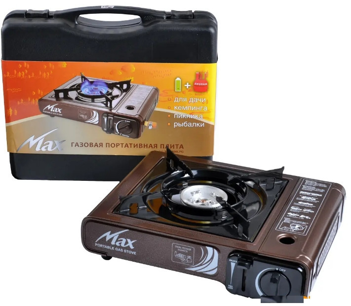 Портативная газовая плита MS-2500LPG (Коричневая) Винница - изображение 5
