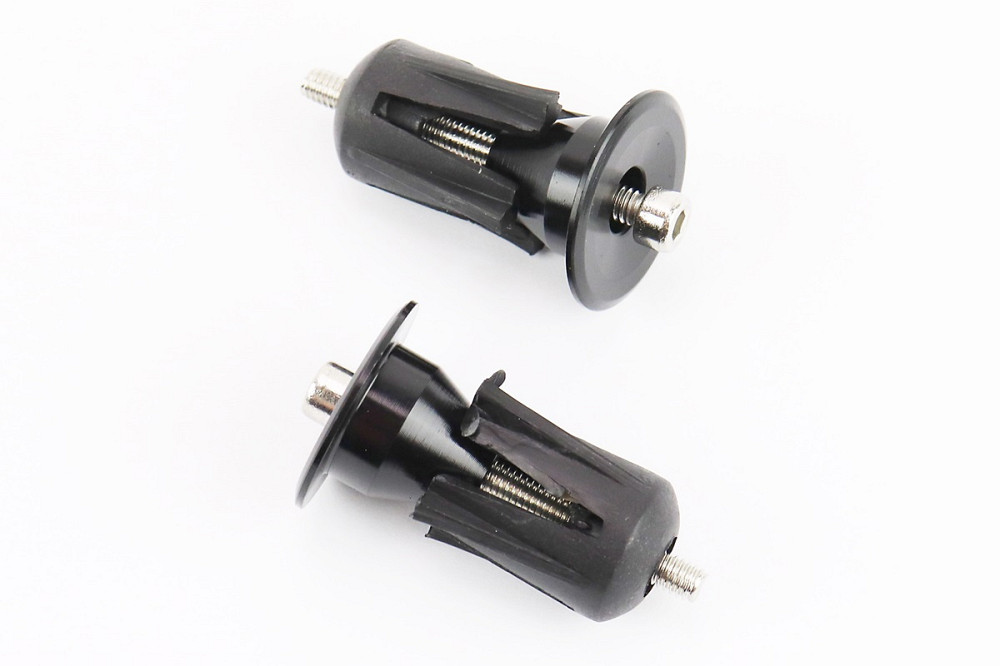 Заглушки керма, алюмінієві, чорні к-кт Київ - фото 1