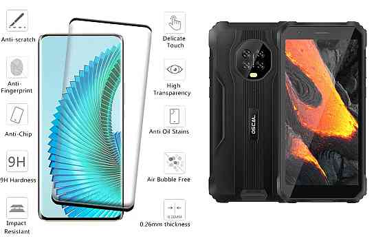 Защитное стекло HyperGlass Pro для Blackview Oscal S60, Oscal S60 Pro – максимальная чувствительность и защита Киев