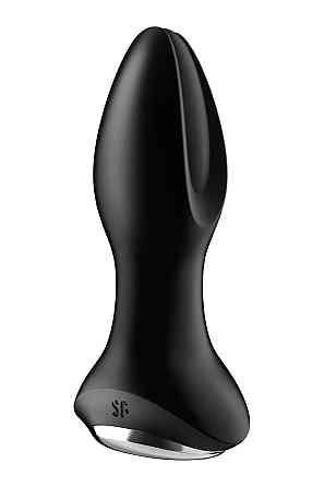 Анальная смарт вибропробка с жемчужным массажем Satisfyer Rotator Plug 2+ Black Sex Aura Киев
