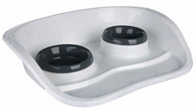 Trixie TX-24721 Миски на пластиковій підставці для кішок Київ - фото 1