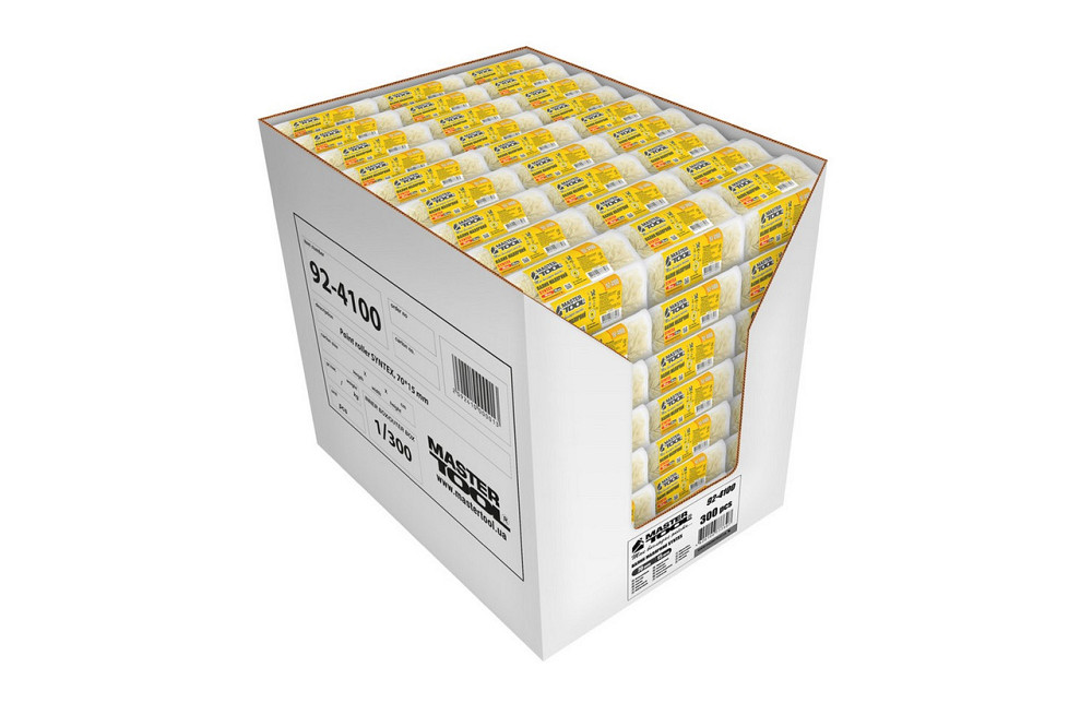 Валик малярный MASTERTOOL Sintex 15/70/12 мм Ø 6 мм 92-4100 Ровно - изображение 4