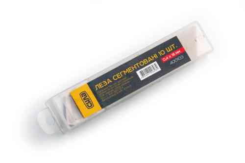 Лезвия сменные сегментированные 18мм (10шт) СИЛА Ровно