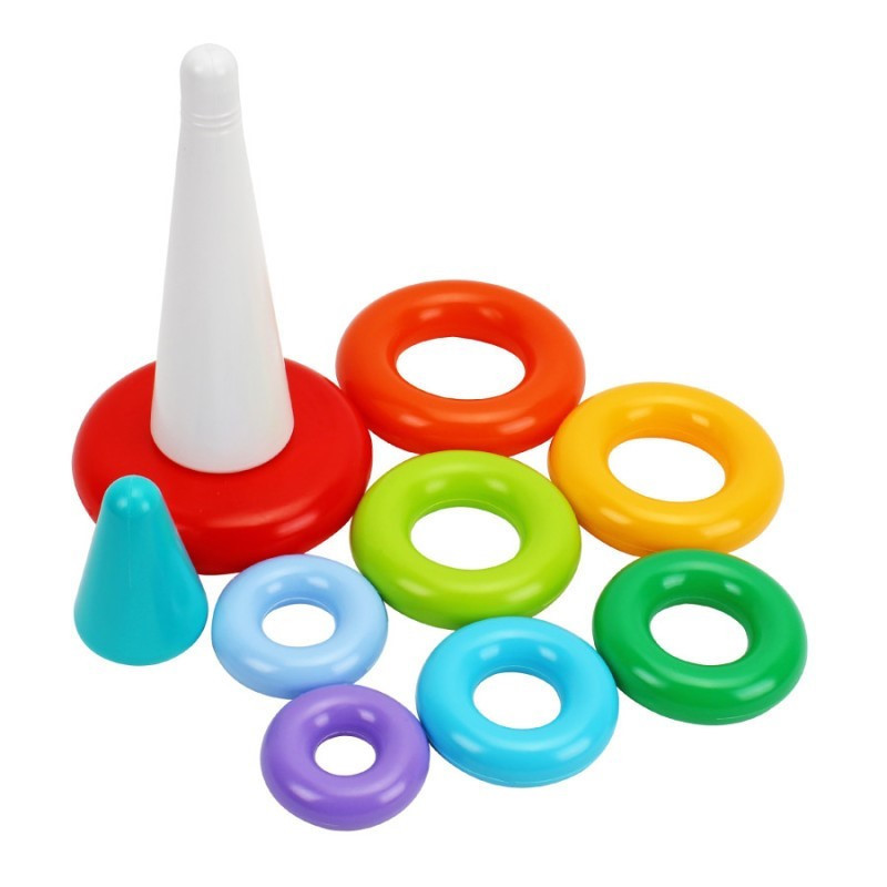 Дитяча іграшка "Пірамідка" 1904TXK видувна, 9 елементів, 31 см Вінниця - фото 3