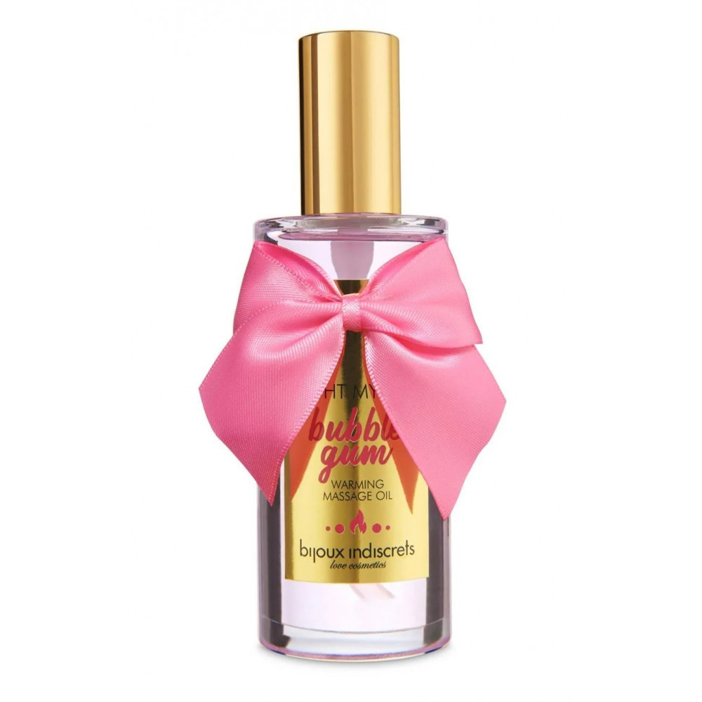 Набір Bijoux Bubblegum (масажна олія, масажний гель, блиск на губ) з ароматом жувальної гумки Sex Aura Київ - фото 3