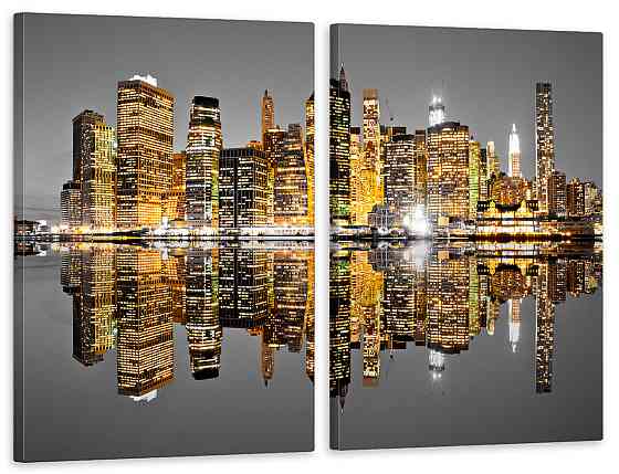Модульная картина в гостиную / спальню   Місто  TLV-2_094 70x102 см Киев