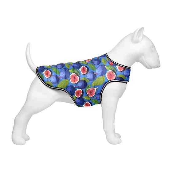 Курточка-накидка для собак WAUDOG Clothes, малюнок "Інжир", S, А 32 см, B 41-51 см, С 25-35 см Коломыя