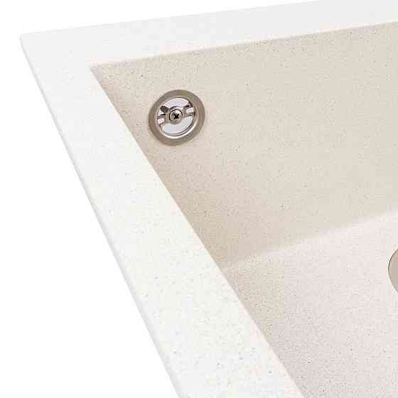 VALESO Кухонна гранітна мийка 5750 DAVINA VALESO біла в крапку Коломия