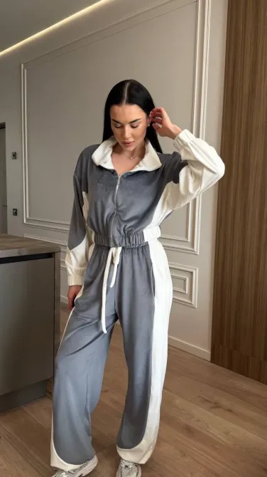 Женский костюм тройки из плюшевого велора — стильный и удобный комплект Одесса - изображение 7