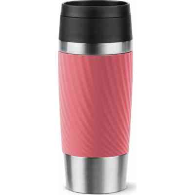 Термокружка Tefal Travel Mug Classic Twist, 360мл, нержавіюча сталь, кораловий (N2024410) Винница