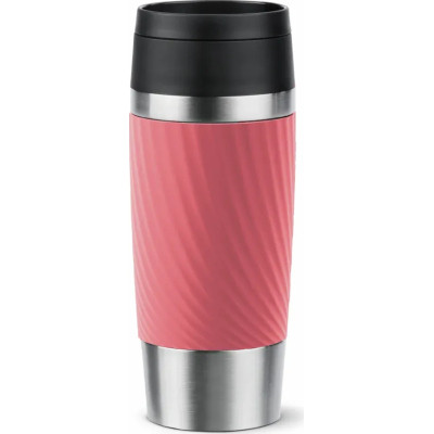 Термокружка Tefal Travel Mug Classic Twist, 360мл, нержавіюча сталь, кораловий (N2024410) Винница - изображение 1