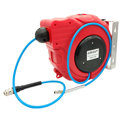 Шланг воздушный для компрессора на катушке 5x8мм, 15м быстросъемный AIRKRAFT AHC-34A Одесса - изображение 1