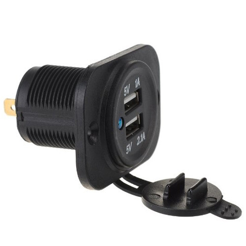 Вбудований адаптер 2x USB 5В в прикурювач авто, зарядний Вінниця - фото 1