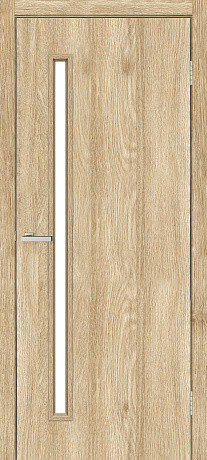 Міжкімнатні двері Оміс Т01 ЗС Дуб Саванна 600х2000 мм Київ - фото 1