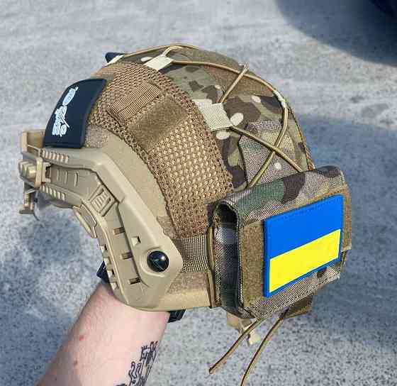 Тактический комплект шлем Fast Team Wendy с кавером + противовес + очки + крепление для камеры GoPro Винница