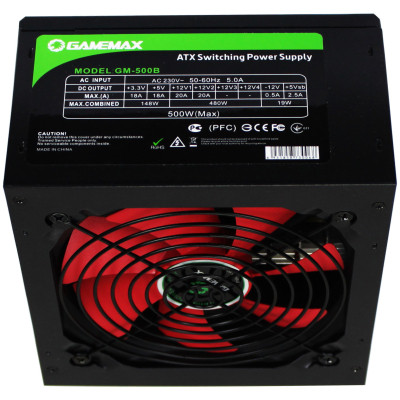 Блок живлення Gamemax 500W (GM-500B) Вінниця - фото 3