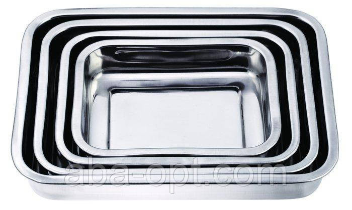 Противень нержавеющий прямоугольный 