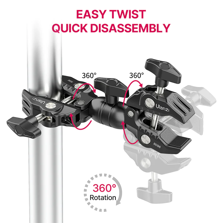 Шарнирное крепление Ulanzi R096 Double Super Clamp (UV-2870 R096) Киев - изображение 5