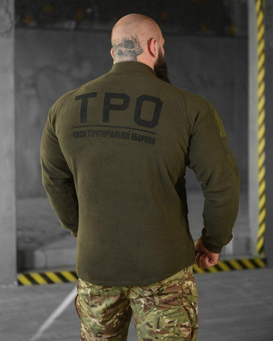 Тактическая флисовка MOTARO ТРО олива ВТ0476 Одесса - изображение 6