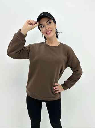 Базовий однотонний світшот "Stand" оптом | Батал Шоколадний, 50-52 Київ