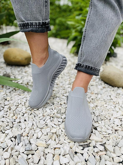 Kamengsi Сліпони жіночі Kamengsi Z108-2 сірі (літо, сітка) (5047) 36-41 Коломия - фото 8