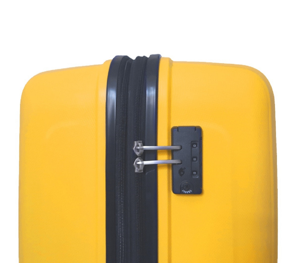 Валіза пластикова AIRTEX 241 мала 55 см жовта Київ - фото 6