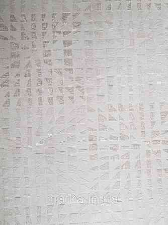 Шпалери вінілові на флізелін AS creation Geo Effect 0.53х10 абстракція геометрія 3д білі бежеві 38352-1 Київ