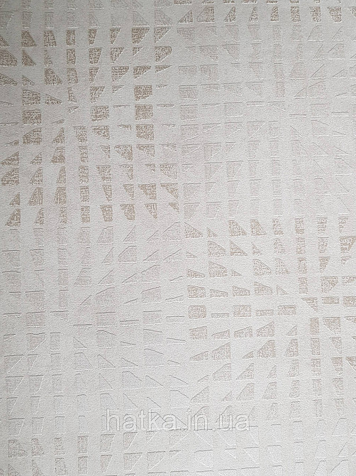 Шпалери вінілові на флізелін AS creation Geo Effect 0.53х10 абстракція геометрія 3д білі бежеві 38352-1 Київ - фото 3